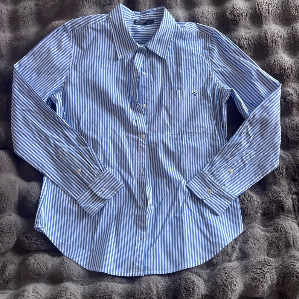 Blue Striped Men's Shirt